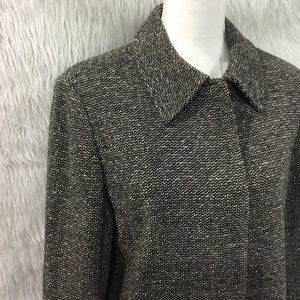 Eddie Bauer black wool coat size medium